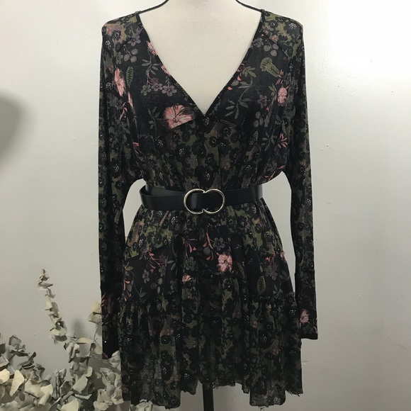 Anthropologie Tops - ❗️BOGO❗️Free People Floral Tunic
